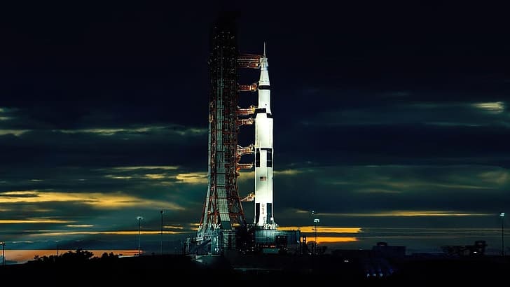 rakieta, Saturn V, Tapety HD