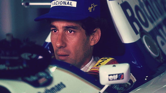 Ayrton Senna, hombres, piloto, Fórmula 1, Fondo de pantalla HD HD wallpaper