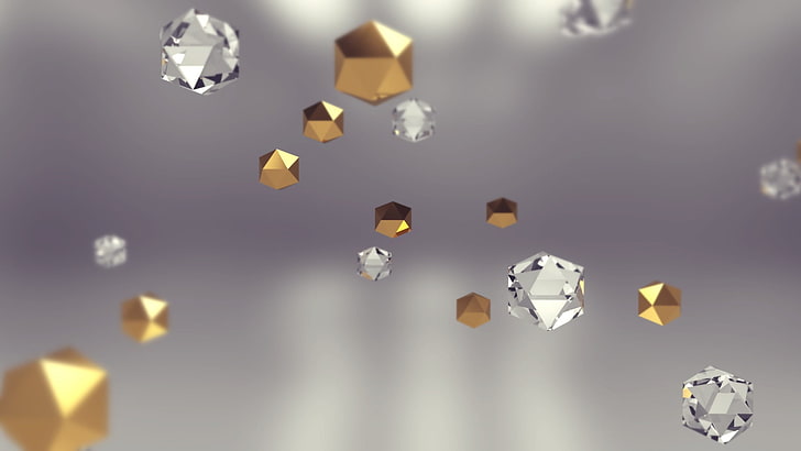 Diamante, reflejo, 3D, Fondo de pantalla HD | Wallpaperbetter