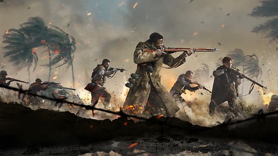  COD Vanguard, Call of Duty: Vanguard, Call of Duty, 4K, World War II, Activision, Sledgehammer Games, HD wallpaper HD wallpaper