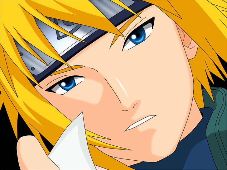 Ilustração de Naruto Minato Namikaze, Anime, Naruto, arte, Namikaze Minato, 4th Hokage, HD papel de parede