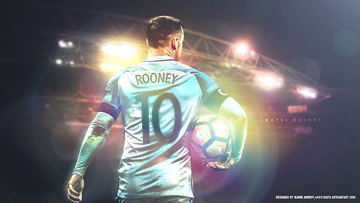 Piłka nożna, Wayne Rooney, angielski, Tapety HD