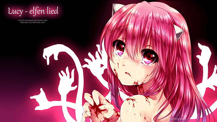 anime, Anime Girls, Elfen Lied, Lucy, Tapety HD