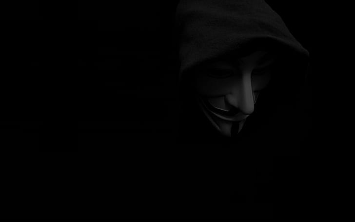 anonym, dator, hacker, legion, mask, offert, HD tapet