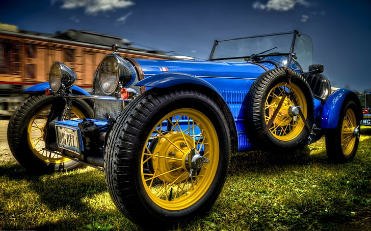 Vintage car, classic car, Bugatti, vintage car, classic car, bugatti, HD wallpaper