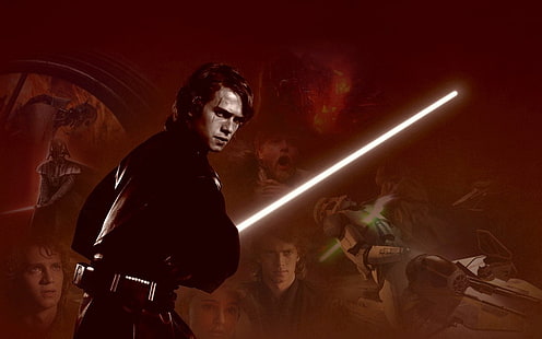 Star Wars, Star Wars Épisode III: La revanche des Sith, Anakin Skywalker, Hayden Christensen, Fond d'écran HD HD wallpaper