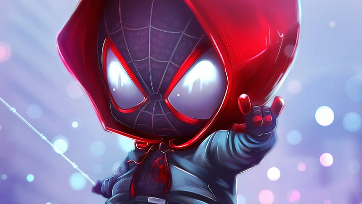 Fumetti di Spider-Man, Chibi e Marvel, Sfondo HD