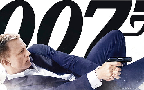 По Даниэлю Крейгу 007, Даниэль Крейг Джеймс Бонд 007 иллюстрации, Даниэль, Крейг, Skyfall, HD обои HD wallpaper