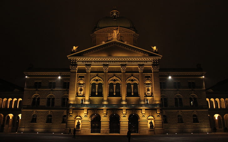 Monuments, Swiss Parliament Building, HD wallpaper