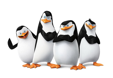 Pinguine aus Madagaskar, HD-Hintergrundbild HD wallpaper
