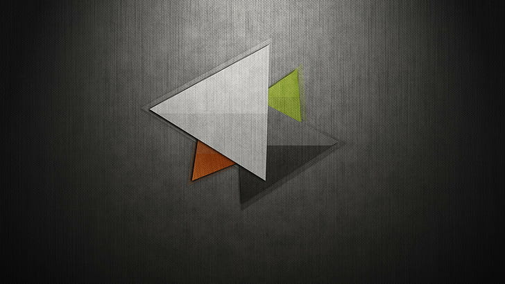 Dreieck, Kunstwerk, Minimalismus, Textur, HD-Hintergrundbild