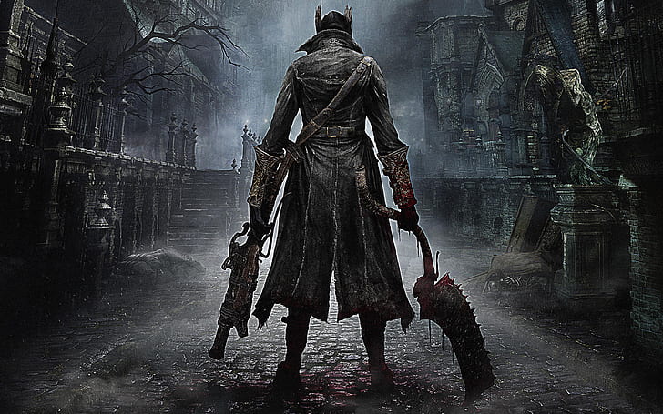 Bloodborne PS4 Game, game, ditularkan melalui darah, Wallpaper HD