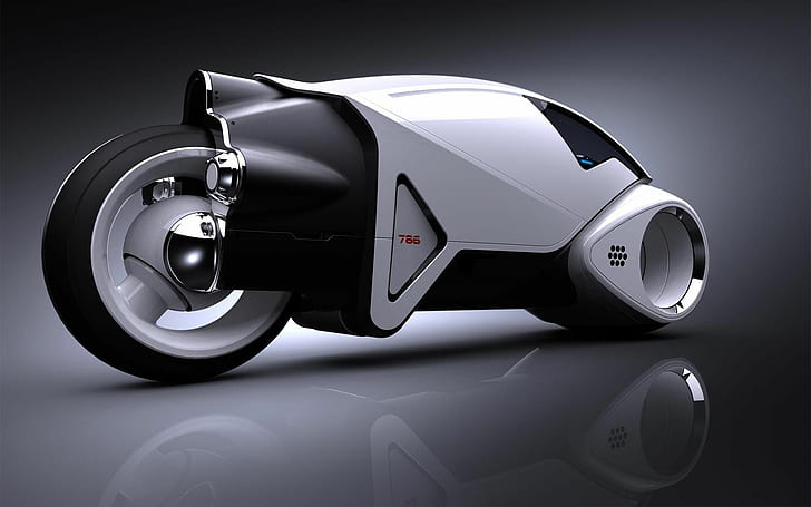 Tron Legacy Light Cycle Prototype, concept, motorcycles, HD wallpaper