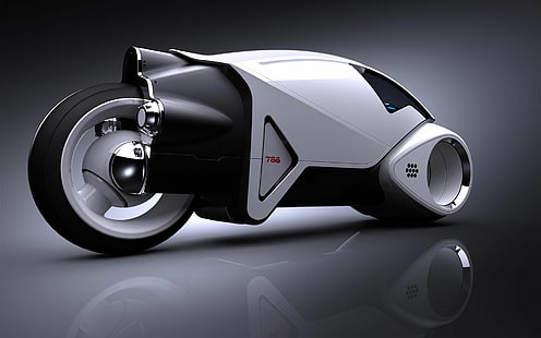 نموذج Tron Legacy Light Cycle ، المفهوم ، الدراجات النارية، خلفية HD HD wallpaper