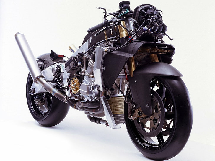 Yamaha M1 Bike, sepeda motor cruiser hitam, Sepeda Motor, Yamaha, wallpaper sepeda yamaha, Wallpaper HD