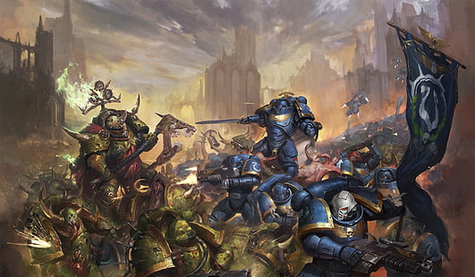 Warhammer 40000 ، Box Cover ، Dark Imperium، خلفية HD HD wallpaper