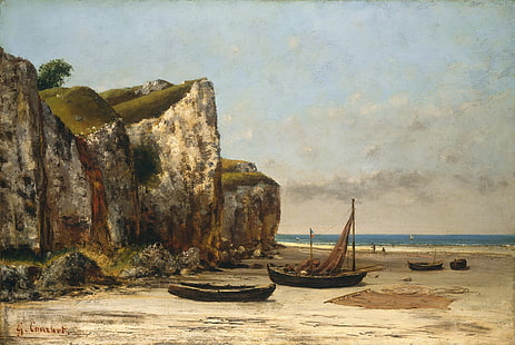 Gustave Courbet, klassische Kunst, HD-Hintergrundbild HD wallpaper