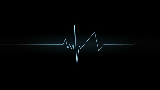 Heartbeat HD, beat, heartbeat, line, peak, HD wallpaper HD wallpaper