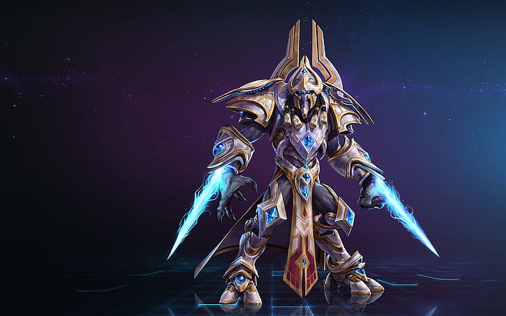 StarCraft, Heroes of the Storm, Artanis, Protos Character from Star Craft 2 Illustration, StarCraft, Heroes of the Storm, Artanis, Tapety HD