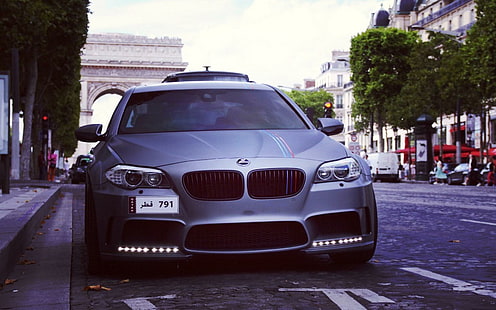 BMW F10 M5 Tuning Parking, Tuning, Stationnement, Fond d'écran HD HD wallpaper