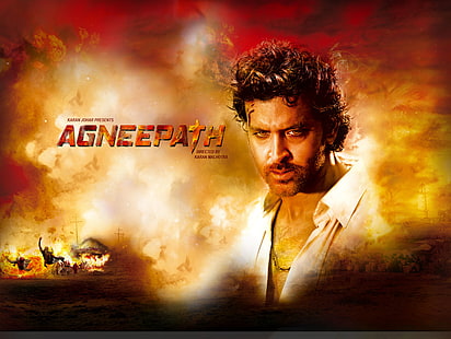 Cartel de la película de Agneepath, cartel de Agneepath, películas, películas de Bollywood, Fondo de pantalla HD HD wallpaper