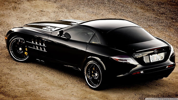 black cars mercedes benz slr 1920x1080  Cars Mercedes HD Art , Mercedes Benz, black cars, HD wallpaper