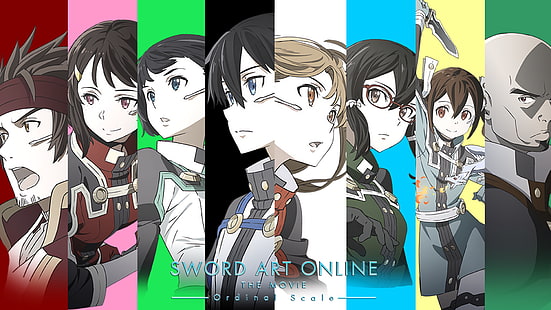 Sword Art Online, Ayano Keiko, Kirigaya Suguha, Yuuki Asuna, Kirigaya Kazuto, Asada Shino, Tsuboi Ryotaro, Agil, Shinozaki Rika, HD masaüstü duvar kağıdı HD wallpaper