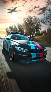 BMW, polisbilar, fall, Speed ​​Design, HD tapet HD wallpaper