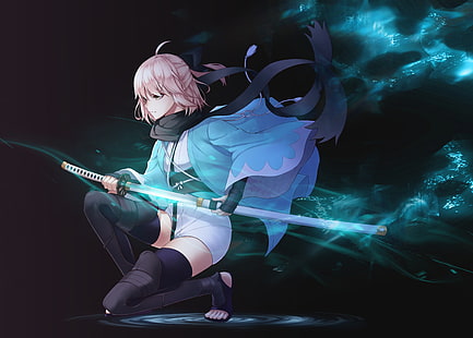  Fate Series, Fate/Grand Order, Okita Souji, Sakura Saber, HD wallpaper HD wallpaper