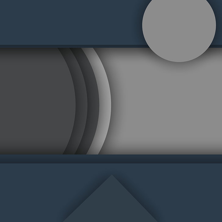 Ilustración azul y blanca, línea, azul, gris, textura, Android, geometría, Fondo de pantalla HD