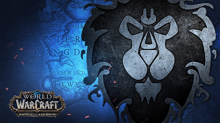 Blizzard, World of WarCraft, Alliance, Battle for Azeroth, Wallpaper HD