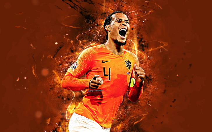 Soccer, Virgil van Dijk, Dutch, HD wallpaper