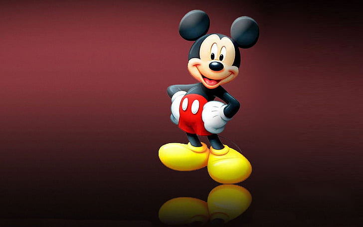 Mickey Mouse Cartoon Wallpaper Hd för mobiltelefoner och bärbara datorer, HD tapet