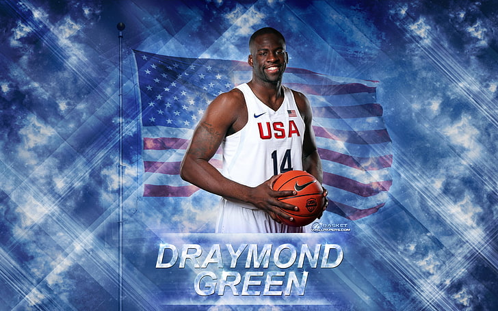 Draymond Green-2016バスケットボールスターポスターWallpap ..、Draymond Green、 HDデスクトップの壁紙