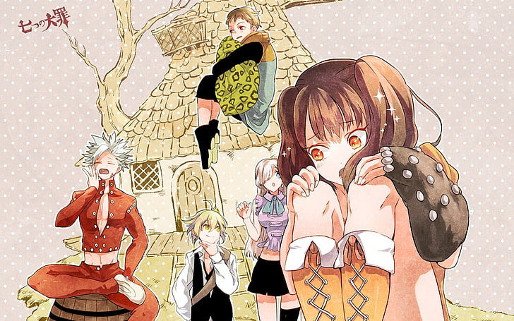 Seven Deadly Sins anime, Nanatsu no Taizai, Fairy King Harlequin, Diane (Sin of Envy), HD wallpaper