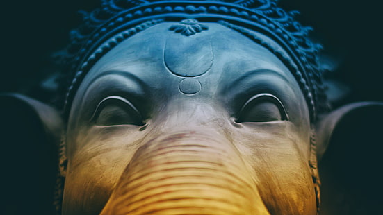 Lord Ganesha Idol 5K, Lord, Ganesha, Idol, HD wallpaper HD wallpaper