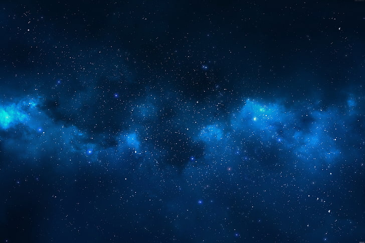 utrymme, 4K, Nebula, stjärnor, HD tapet
