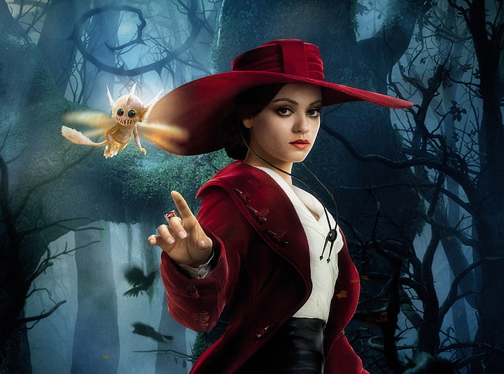 Theodora - Oz the Great and Powerful 2013 Movie, Women's Red Suede Hat, Movies, Oz the Great and Powerful, Fantasy, Movie, Adventure, Film, mila kunis, 2013, Theodora, วอลล์เปเปอร์ HD