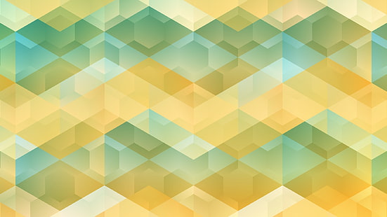 abstract, hexagon, texture, colorful, pattern, HD wallpaper HD wallpaper