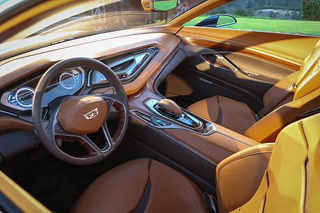 Cadillac Elmiraj Concept, интериор на cadillac elmiraj, кола, HD тапет HD wallpaper