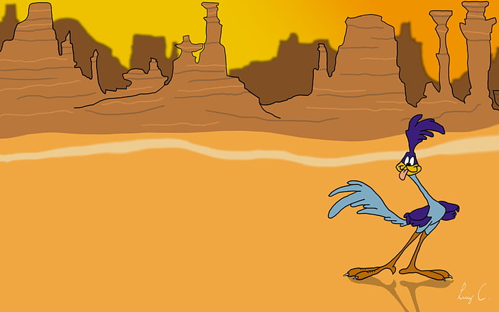 Programy telewizyjne, Looney Tunes, Wile E. Coyote i The Road Runner, Tapety HD