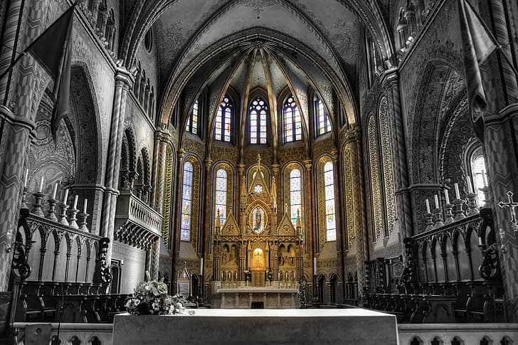 Budapest, Matthias Kirche, Ofen, HD-Hintergrundbild