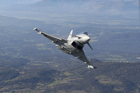 myśliwiec odrzutowy, Eurofighter Typhoon, Tapety HD HD wallpaper