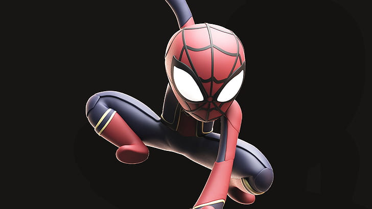 spiderman, 3d, произведение на изкуството, художник, artstation, hd, HD тапет