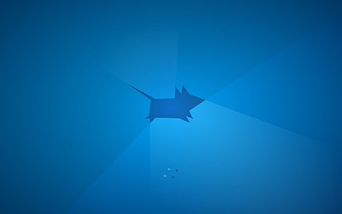 Linux, Xubuntu, Cyan, Mäuse, HD-Hintergrundbild HD wallpaper