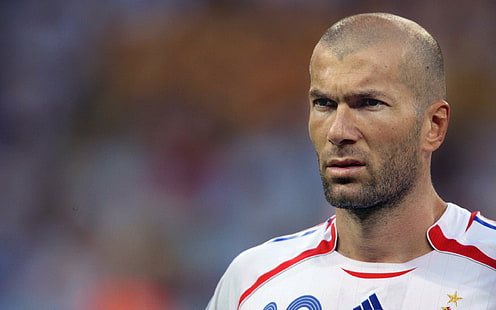 Zinedine Zidane, biało niebiesko-czerwona koszulka piłkarska, sport, 2560x1600, piłka nożna, piłka nożna, zinedine zidane, Tapety HD HD wallpaper