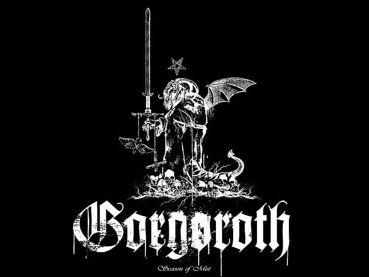 hitam, gorgoroth, logam, Wallpaper HD