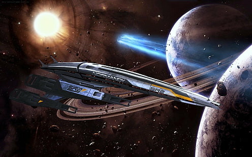 Mass Effect, Mass Effect 3, Normandie SR-2, HD-Hintergrundbild HD wallpaper