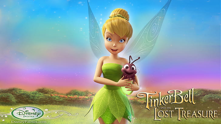 Das Geheimnis der Flügel Cartoon Disney Tinker Bell HD Wallpaper für Desktop 1920 × 1080, HD-Hintergrundbild