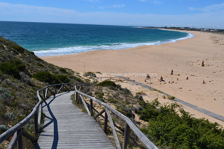 arena, Cádiz, mar, playas, Fondo de pantalla HD
